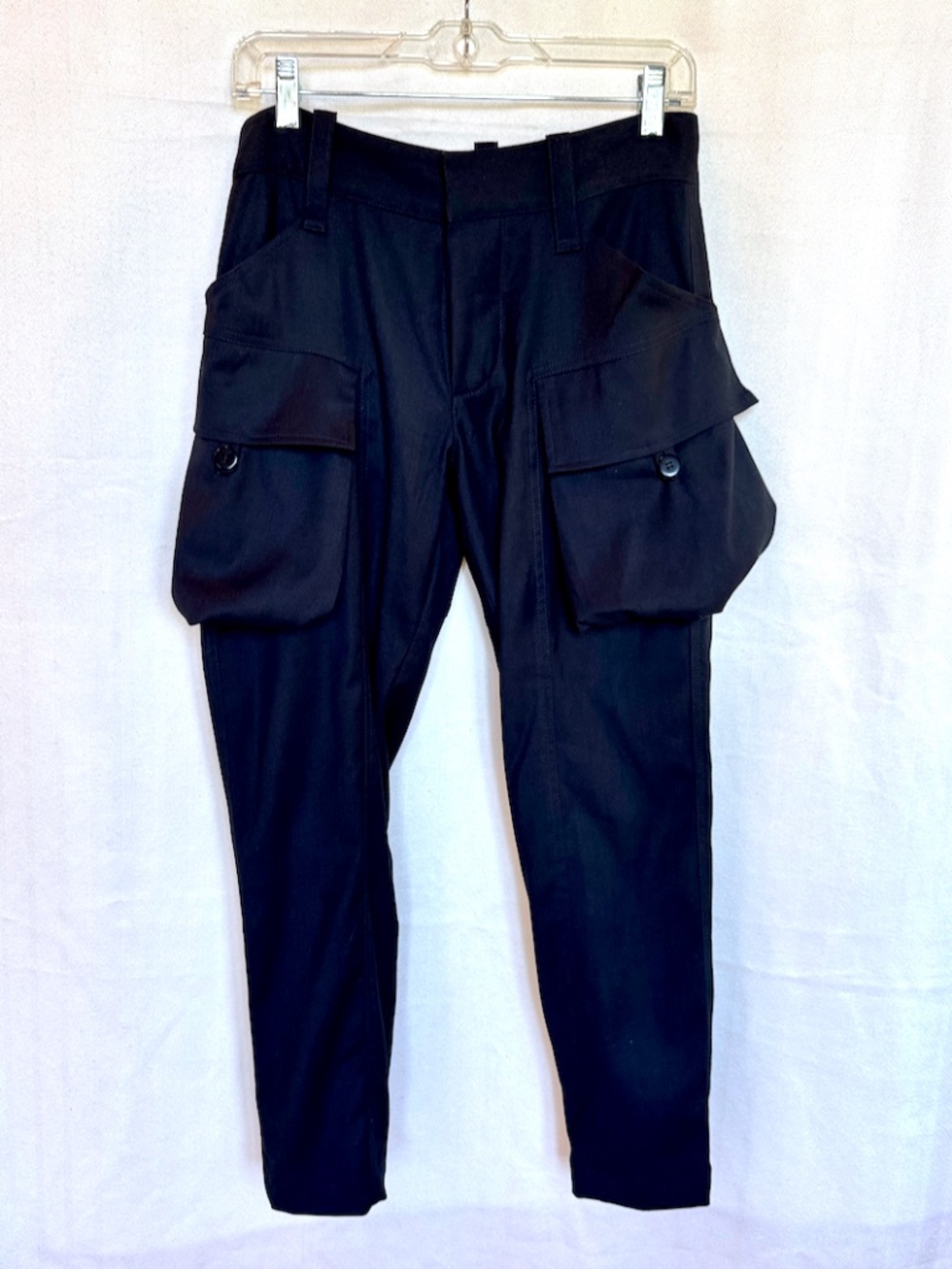 Malia Mills James Cargo Pants Navy Blue Almost Black Size 2